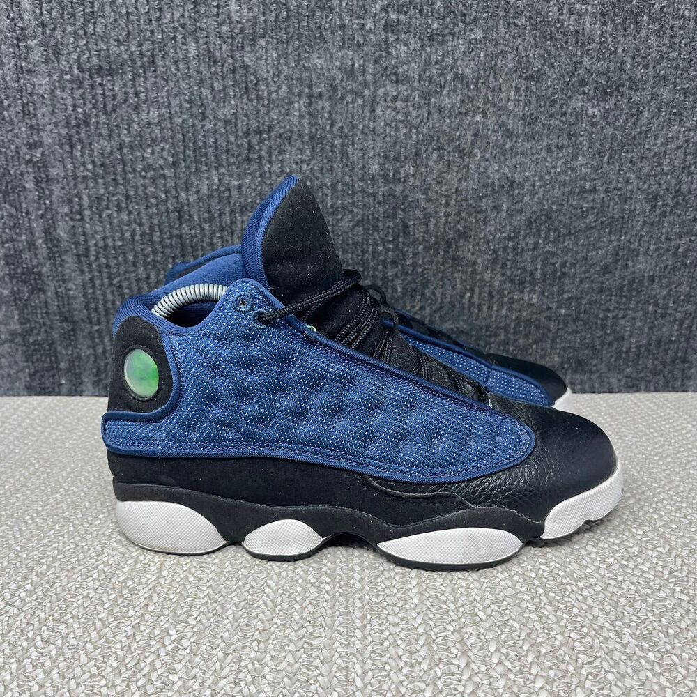 Nike Air Jordan 13 Retro Brave Blue Black Shoes Women’s 8.5 7Y 884129-400